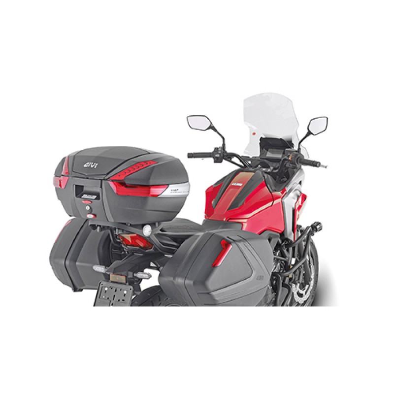 Кофр центральний Givi V47 Monokey Grey -Red купить от 14 175 грн